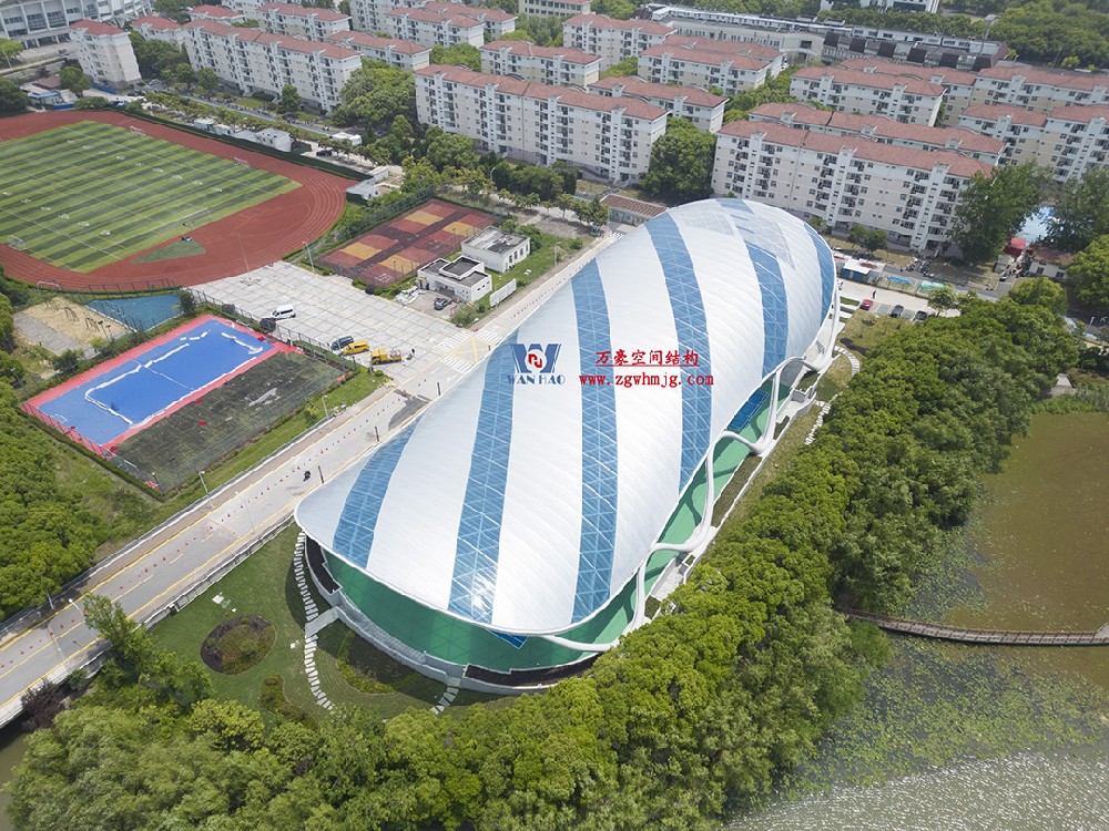 上海工程技術大學松江校區風雨操場ETFE膜結構項目